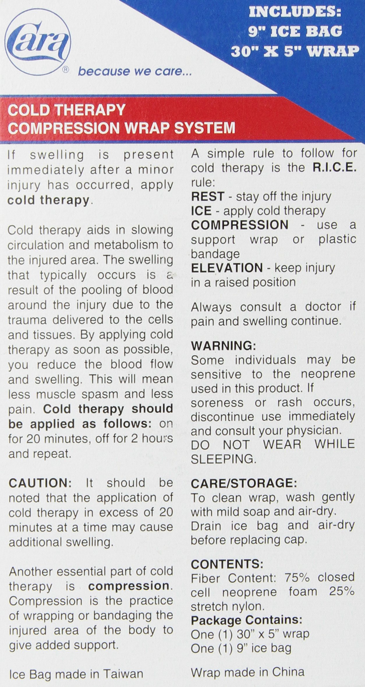 Compression Ice Bag With Wrap Strap - 1 Ea