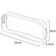 thumbnail image 5 of Estuche transparente para lápices Yashi 4 piezas PVC con cremallera transparente, 5 of 5
