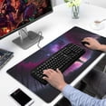 thumbnail image 2 of Galaxy Universe Gaming Mouse Mat,Rectangle XX Large Non-Slip Rubber Gaming Mouse Pad with Stitched Edges, Office Mouse Pad for Women Men Kids, 31.5x15.7, 2 of 7