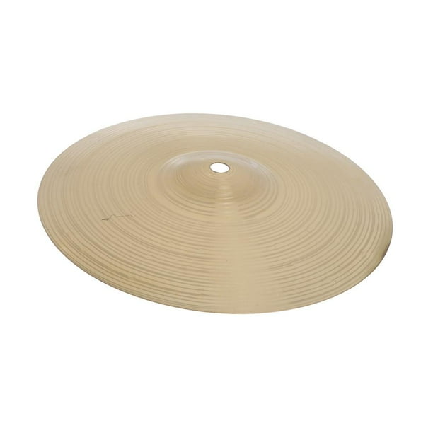 Juego de accesorios para platillos Hi Hat Golden Crash Cymbals para bateristas 10 pulgadas