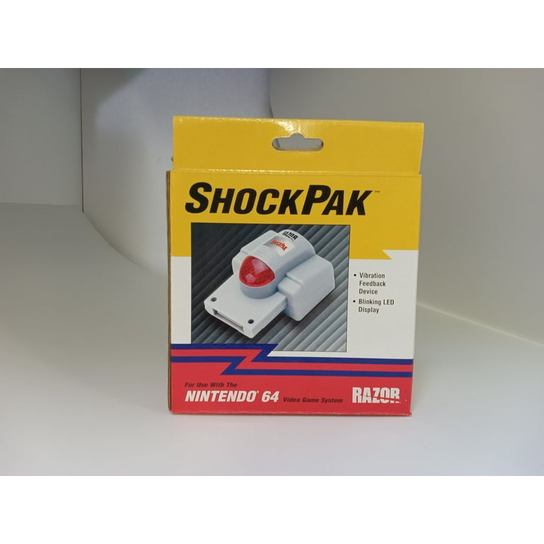 値下げしました。 RUMBLE ８９年〜９６年 ShockPak Vibration Rumble Pack for Nintendo 64 - Walmart.com