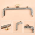 thumbnail image 6 of 5pcs 7.8 Inch Square Coin Purse Clasp Metal Frame Kiss Clasp Lock Purse Handle Frame Red Copper Kiss Clasp Frame for Purse Making Square Bag Clutch Frame DIY Craft DIY Antique Bronze, 6 of 8