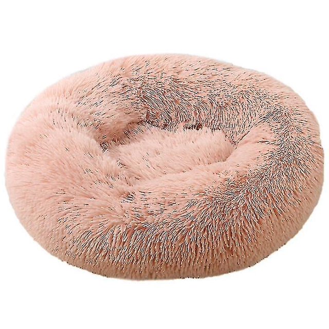 Comfy Calming Warm Round Bed For Pets