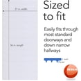 thumbnail image 4 of RESILIA Low-Pile Carpet Runner - Non Slip Carpet & Rug Protection, Washable Clear Vinyl Floor Runners, 27 Inches Wide x 36 Inches Long, Made in The USA, 4 of 8