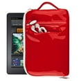 thumbnail image 2 of Professional Crossbody Sling Bag 8 inch Tablet Sleeve Glossy Red Case for iPad Mini 6/5, Fire 7, Kindle Paperwhite, 2 of 6
