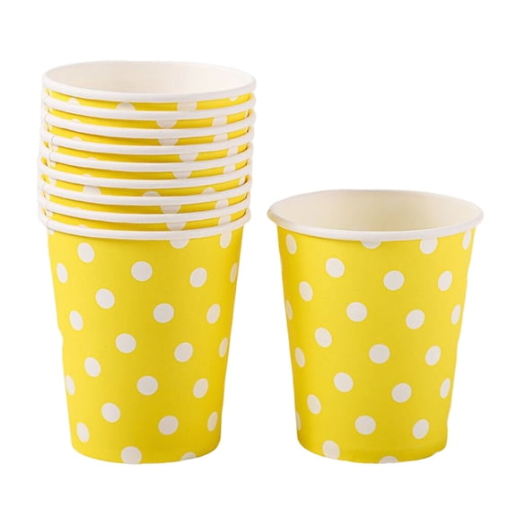 10 Uds Tazas de Fiesta Toystoory Amarillo Decoración del Hogar Vajilla Recipientes
