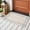 Blue, variant on Blue Striped Bathroom Mats 2x3 FT, Non Slip Small Kitchen Mat, Farmhouse Beige Geometric Minimalist Washable Soft Backed Front Door Throw Rugs Non-Shedding Indoor Outdoor Doormat for Entryway Sink