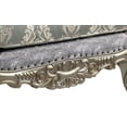 thumbnail image 6 of ACME Furniture Miliani Tufted Fabric/Wood Chair w/ Pillow in Gray/Antique Bronze, 6 of 12