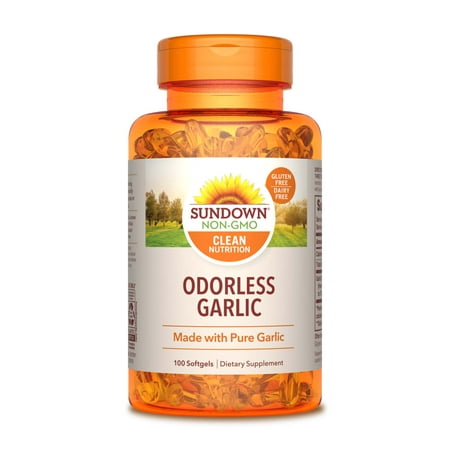 Sundown Naturals® Odorless Pure Garlic, 100 Softgels