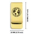 thumbnail image 2 of Stainless Steel World's Best Dad Classic Slim Money Clip Credit Card Holder, 2 of 2