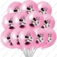 thumbnail image 3 of Globos de látex de Minnie Mouse de 12 pulgadas, 10, 20 y 30 unidades, suministros para fiestas, globos de Minnie rosa para decoración de fiestas de cumpleaños, 3 of 5
