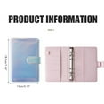 thumbnail image 1 of Budget Binder,A6 PU Leather Budget Budget Organiser Budget Planner Solid Performance, 1 of 10