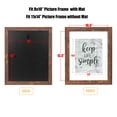 thumbnail image 2 of kennethan Rustic Brown 11x14 Picture Frame Wide Molding - Wall Mounting Material Included, 2 of 5