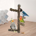 thumbnail image 3 of Soporte de madera para loros pequeños y medianos, M-para loros medianos ER, 3 of 5
