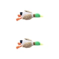 thumbnail image 3 of Greeniant Juguete con sonido para mascotas, forma de pato de peluche, Animal para masticar, entrenamiento interactivo, morder, juguetes Soga 2piezas, 3 of 6