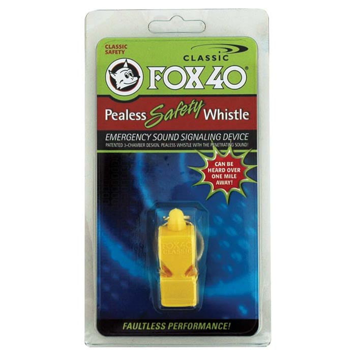 Fox 40 Pearl Football Hockey Referee Accessory Sports Whistle & Wrist-Lanyard