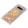 thumbnail image 5 of Funda para Samsung Galaxy S10 Plus con Brillo Líquido Flotante, Purpurina, Parachoques y Anillo Giratorio Soporte, 5 of 5