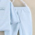 thumbnail image 4 of Gibobby Newborn Rompers 7Pcs Infant Baby Boy Girl Clothes Sets Cute Warm Jumpsuit Outfits Set Infant Baby Jumpsuit Set For 0-3 Months Infant Winter Clothes Set,Sky Blue, 4 of 5