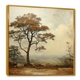 thumbnail image 2 of Designart "Vintage Woods With Beige Oak Tree I" Tree Oak Floater Framed Wall Art Prints, 2 of 5
