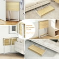 thumbnail image 5 of Homy Casa Folding Lap Desk for Home Office and Small Space Study, Oak, 5 of 9