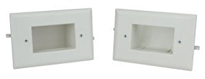 Datacomm Electronics 50-3338-WH-KIT Easy Mount Cable Organizer Kit ...