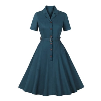 sachin and babi light blue dress Building a vintage wardrobe: Dresses — Tuppence Ha'penny Vintage main image 1