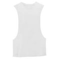 thumbnail image 3 of VSSSJ Men's Muscle Tank Tops Cotton Sleeveless Cut Off Athletic Tee Shirts Bodybuilding Gym Workout Fitness Stringer T-Shirts White S, 3 of 4