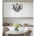 thumbnail image 3 of Sydney 17 light Polished nickel Chandelier Silver Shade (Grey) Royal Cut Crystal, 3 of 9