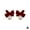 A, variant on Blarkrus Red Bow Earrings Subtle and Sophisticated