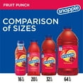thumbnail image 5 of (3 pack) Snapple Fruit Punch, 32 Fl Oz Bottle, 5 of 10