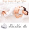 thumbnail image 5 of Leg Pillow Leg Support Leg Pillows With Memory Foam Orthopedic Pillow For Side Sleepers, 5 of 5