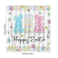 thumbnail image 3 of Hometravel Easter Themed Bathroom Shower Curtain, Fabric Linen Curtain with 12 Hooks, No Drill Easy Installation Curtain for Bathroom, Holiday Decor for Tub and Shower Area, 3 of 6