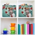 thumbnail image 6 of GZHJMY 3D Happy Snowman Party Storage Bin for Toy Storage Basket Dirty Clothes Sundries Office Home Closet Shelf Cube Box Waterproof Laundry Basket Collapsible Organizer, 6 of 7