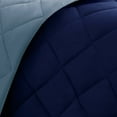 thumbnail image 5 of Home Essence Windsor Reversible Down Alternative 3M Scotchgard Comforter Set, Twin/Twin XL, Navy/Light Blue, 5 of 6