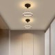 thumbnail image 2 of LED ceiling light, fashionable and modern small ceiling light, suitable for corridor, staircase, living room (three-color light), 2 of 3