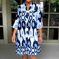 thumbnail image 2 of Birdeem Robe d'Été Mode Décontractée à Manches Courtes Col en V pour Femmes, 2 of 12