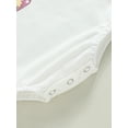 thumbnail image 6 of Jxzom Newborn Infant Baby Boy Girl My First Easter Outfit 6 12 18 24M Bunny Letter Romper Long Sleeve Crewneck Sweatshirt Bodysuit, 6 of 7