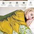 thumbnail image 3 of Fenyluxe Sunflower Print Throw Blanket - Soft Flannel Blanket for Bed, Couch, Car - Great Gift for All Seasons - Available in Multiple Sizes 60x80in, 3 of 6