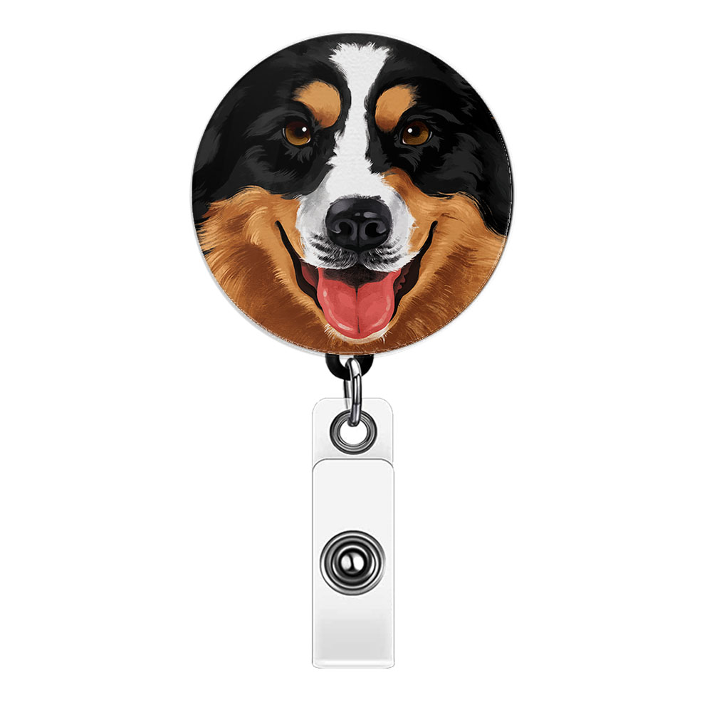 WIRESTER Round 2" Key Card Holder Belt Clip Reel Id Badge Reel Holder