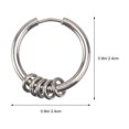 thumbnail image 2 of 1 Pair Stylish Men Ear Pendants Men Ear Piercing Earrings Fashion Accessory, 2 of 9