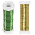 thumbnail image 2 of 2 rollos de alambres para manualidades, tallos de alambre para flores de floristería, alambres para tallos de flores para bricolaje, alambres de hierro para arreglos florales, 2 of 5