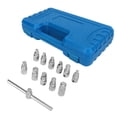 thumbnail image 3 of 12 Pcs Drain Plug Key Socket Set Axle Oil Sump Spanner Wrench Steel Car Repair Tools for Engine Gear Box, 3 of 14