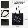 thumbnail image 3 of YANMS Tote Bag Plain Volleyball Volleyball Player Women's Large Capacity Shoulder Bag 14.1x15.7in, 3 of 6