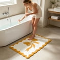 thumbnail image 4 of Antqov Bow Bath Mat 16x24" Cute Non Slip Bedroom Rug Soft Absorbent Bath Rug for Bedroom Bathroom Home Floor, 4 of 6
