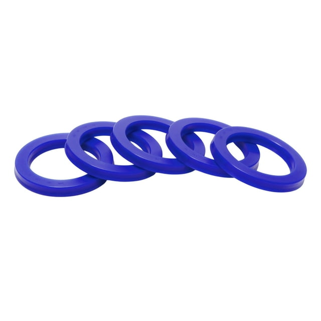 Anillo de Sello de Aceite Universal Labio UN de Bargains Únicos Sello de Eje Rotativo 80x110x12mm Alta Presión TPU Azul 5 Pcs