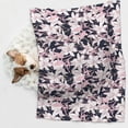 thumbnail image 6 of Yiaed Lilies Flowers Print Dog Blankets-Cat Blanket Washable for Couch Protection,Puppy Blanket, Soft Plush Reversible Throw Furniture Protector-Medium, 6 of 8