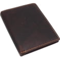 thumbnail image 2 of RFID Blocking 2 ID Bifold Hipster Credit Card Wallet Genuine Cowhide Leather RHU Vintage Brown, 2 of 9