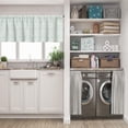 thumbnail image 5 of LALILO Kitchen Curtain Valance Ikat Tie Dye With Rod Pocket Window Curtain 52"x 18" Set of 2, 5 of 7