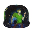 thumbnail image 2 of Scooby-Doo Shaggy Adjustable Flat Brim Baseball Cap Snapback Hat Hip Hop Caps for Men Women, 2 of 9