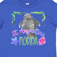 thumbnail image 4 of Inktastic St. Augustine Florida Cute Swimming Manatee Boys or Girls Baby T-Shirt, 4 of 5